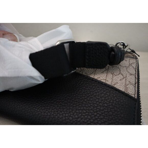 Calvin Klein H3JEYCV4 Women's Black Multi Zoe Zip Around Wallet/Crossbody - Picture 6 of 9